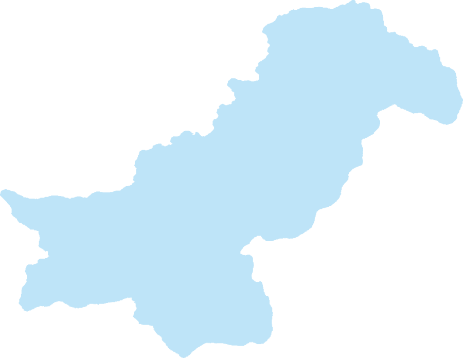 Map of Pakistan showing Medlife presence across cities